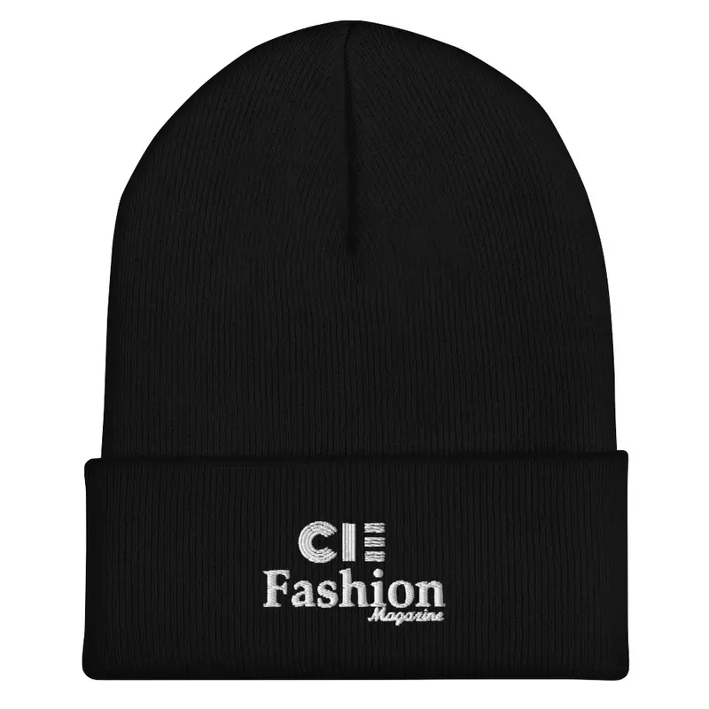 CIE Fashion Magazine Black Beenie 